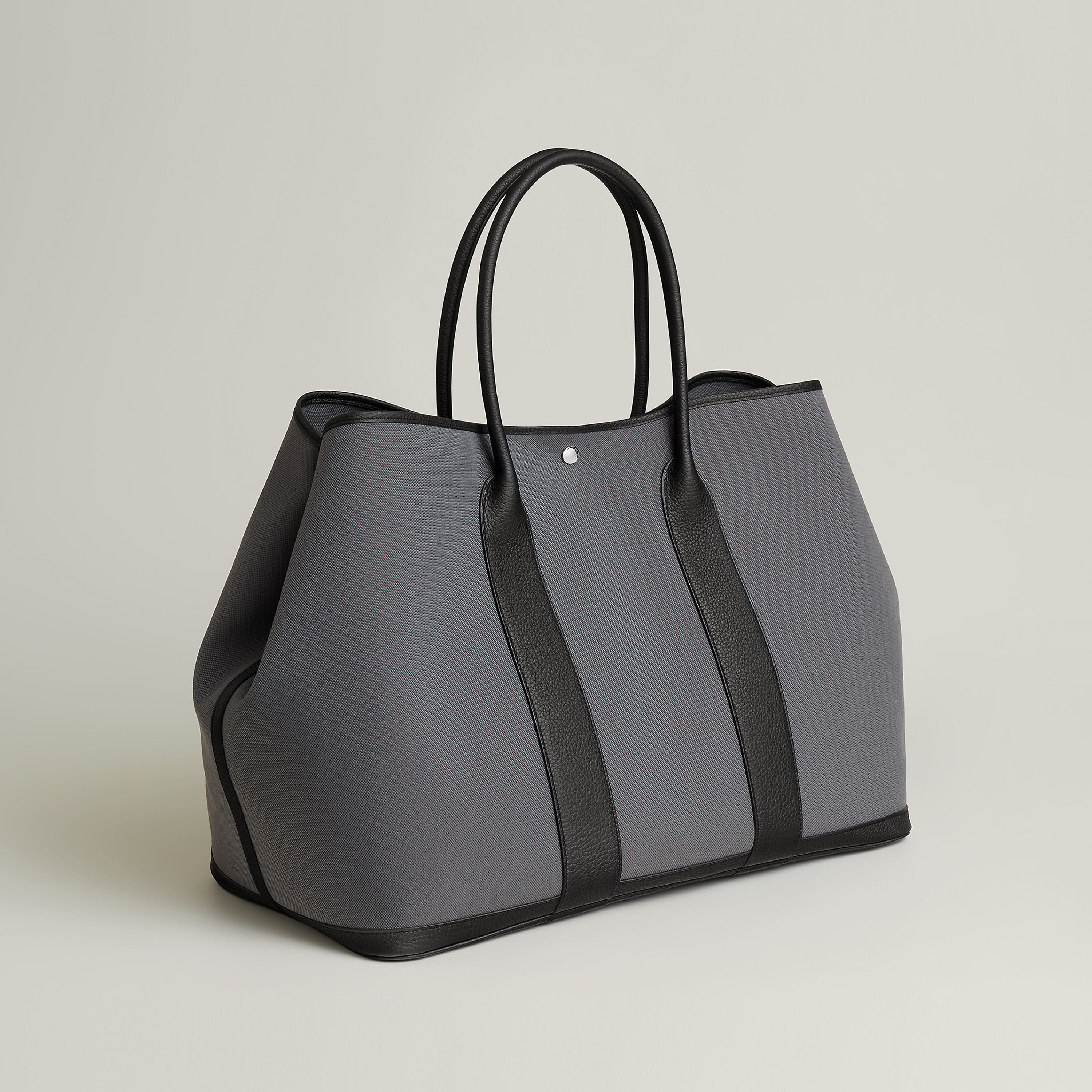 Hermès Garden Party calfskin Ardoise / Noir