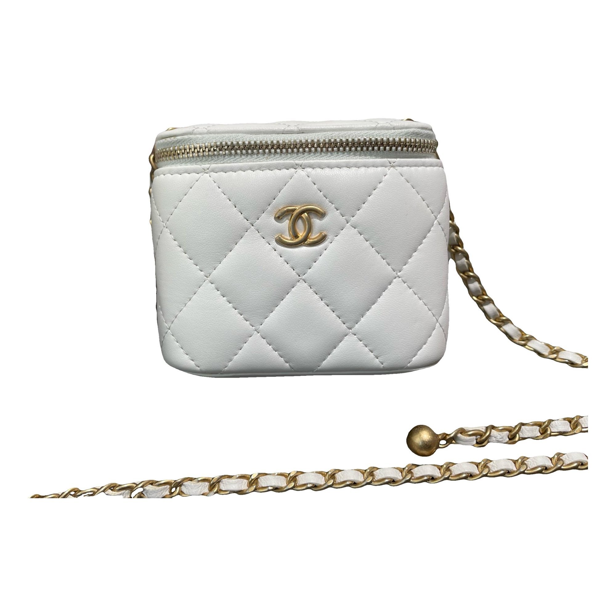 Trendy CC Vanity leather handbag