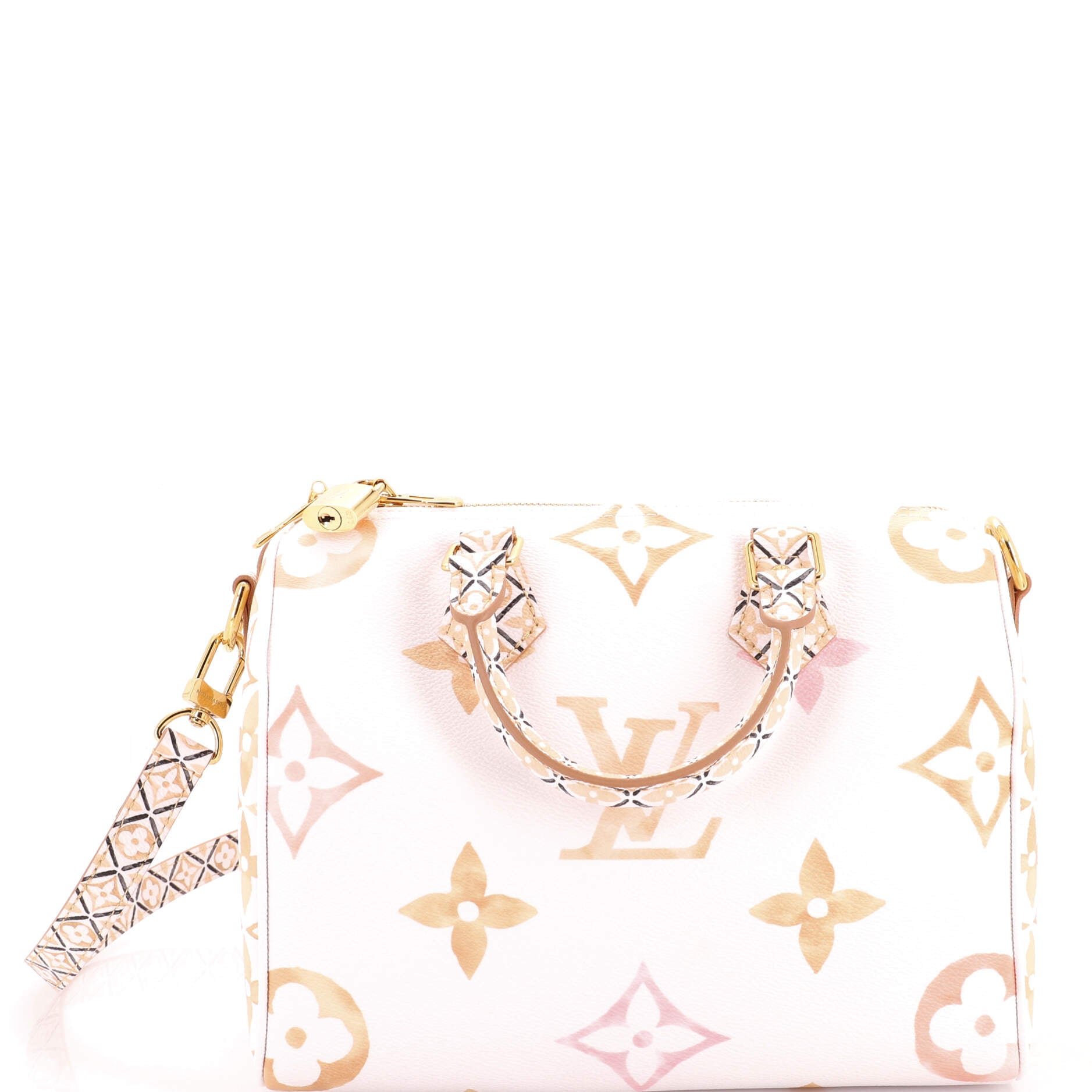 Louis Vuitton Speedy Bandouliere Bag By The Pool Monogram Watercolor Giant 25