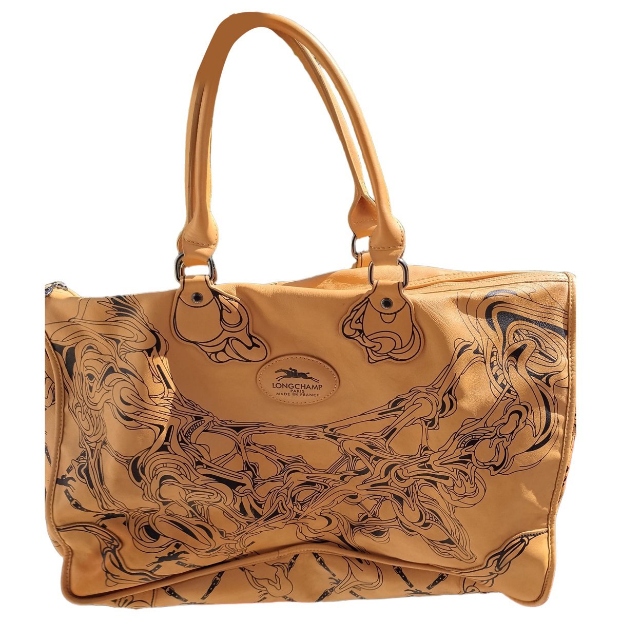 Leather tote