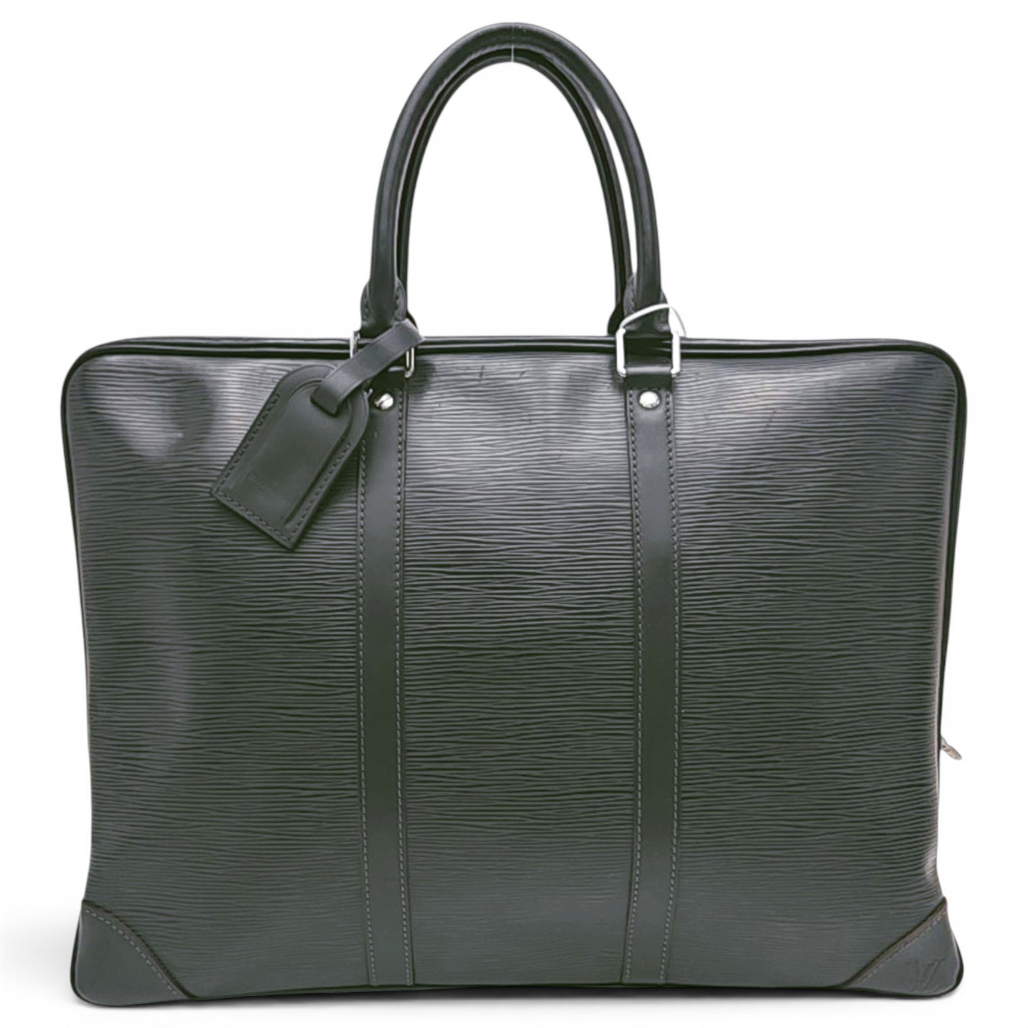 Porte Documents Voyage leather handbag