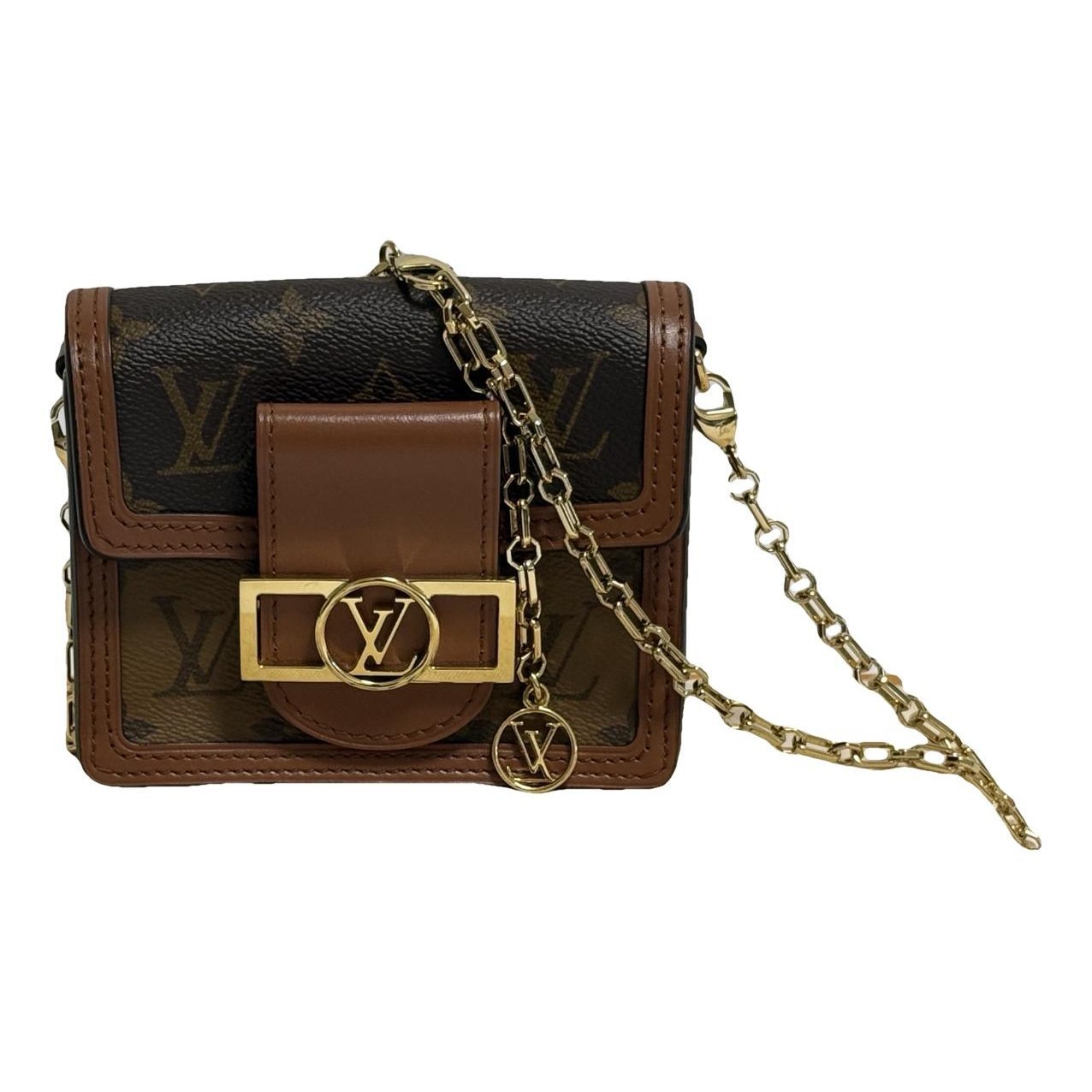 Dauphine leather handbag