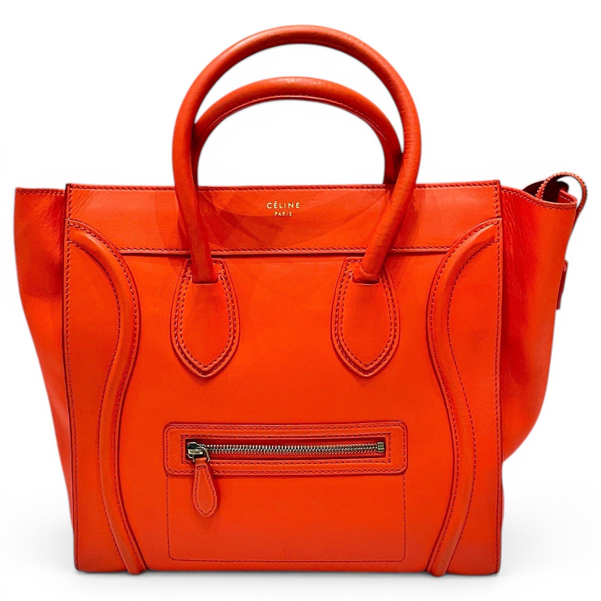 Luggage leather handbag