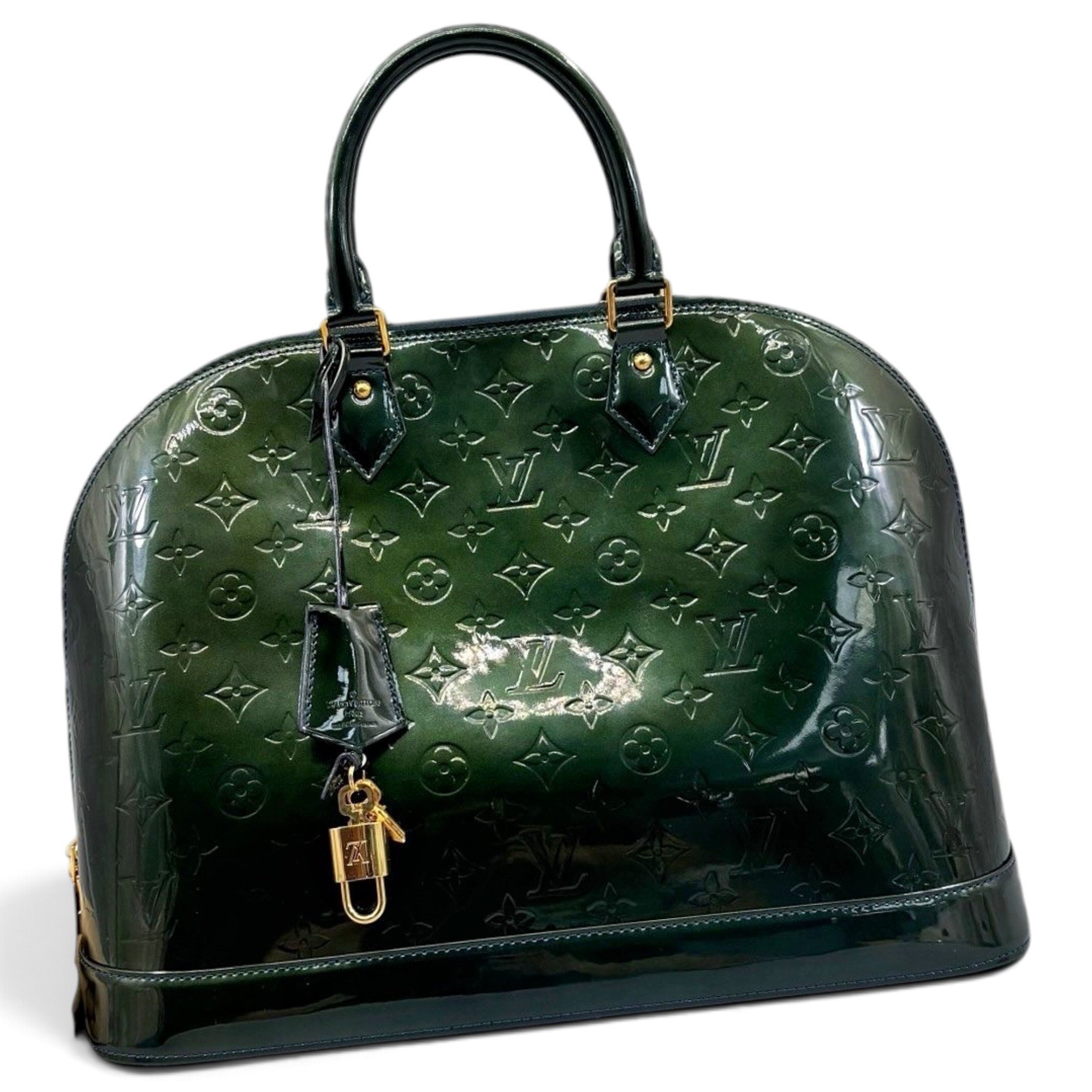 Alma BB patent leather handbag