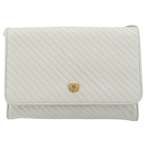 Case flap leather handbag