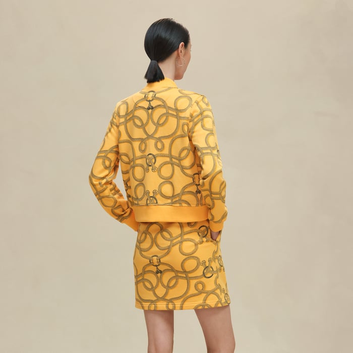 Jaune Mimosa "Palefroi Remix" Varsity Jacket