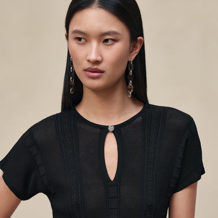 Noir Short-sleeve Sweater