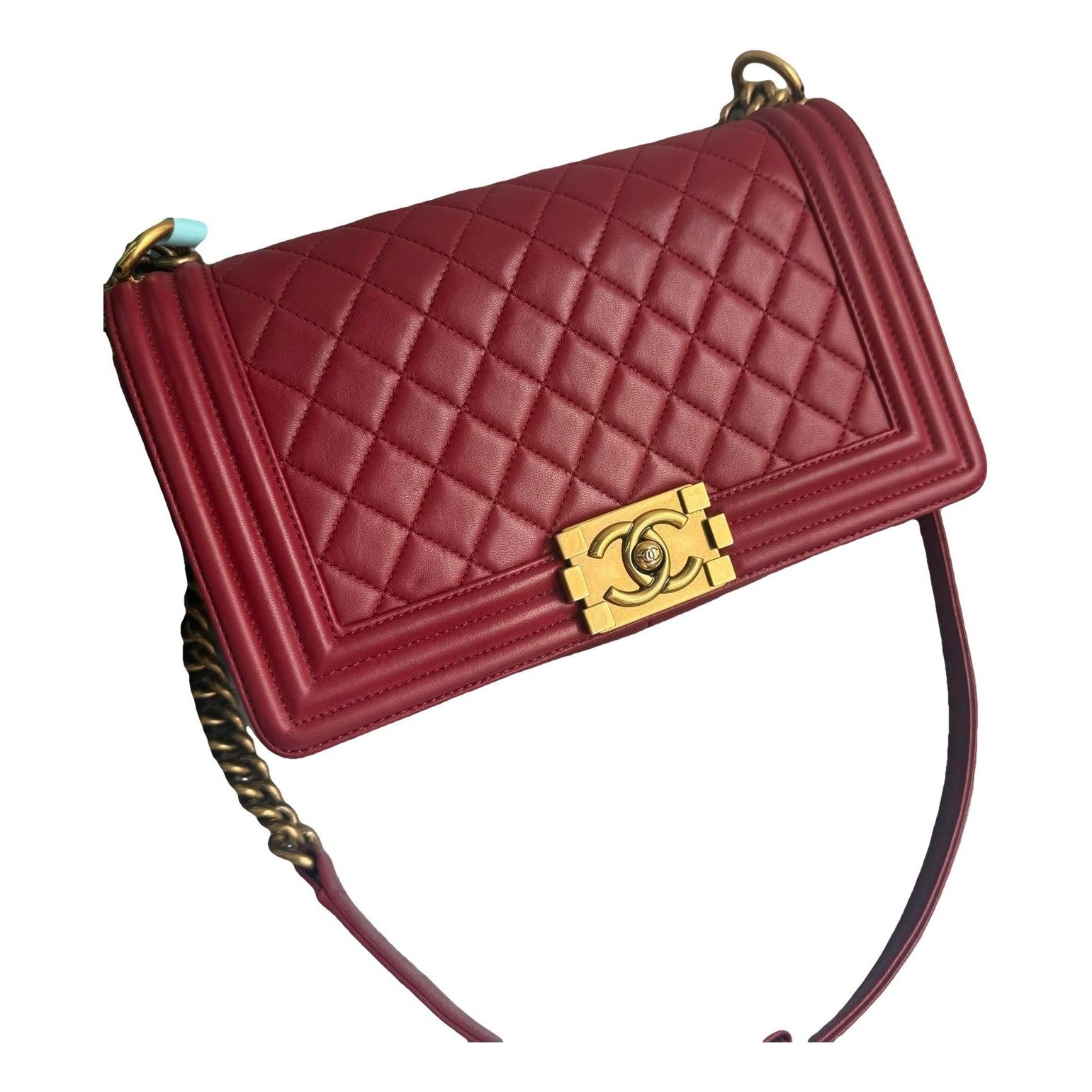 Boy leather crossbody bag