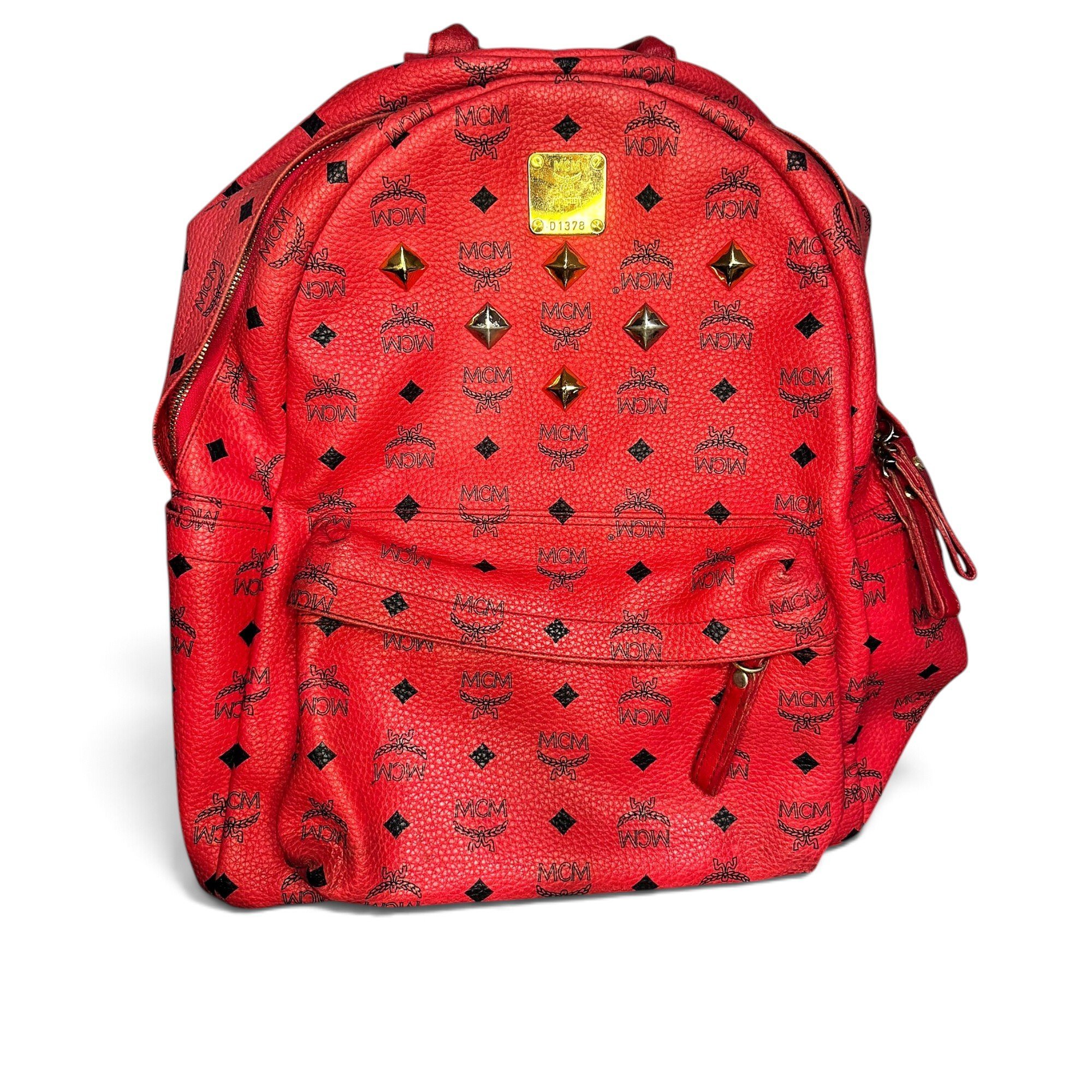 Stark leather backpack