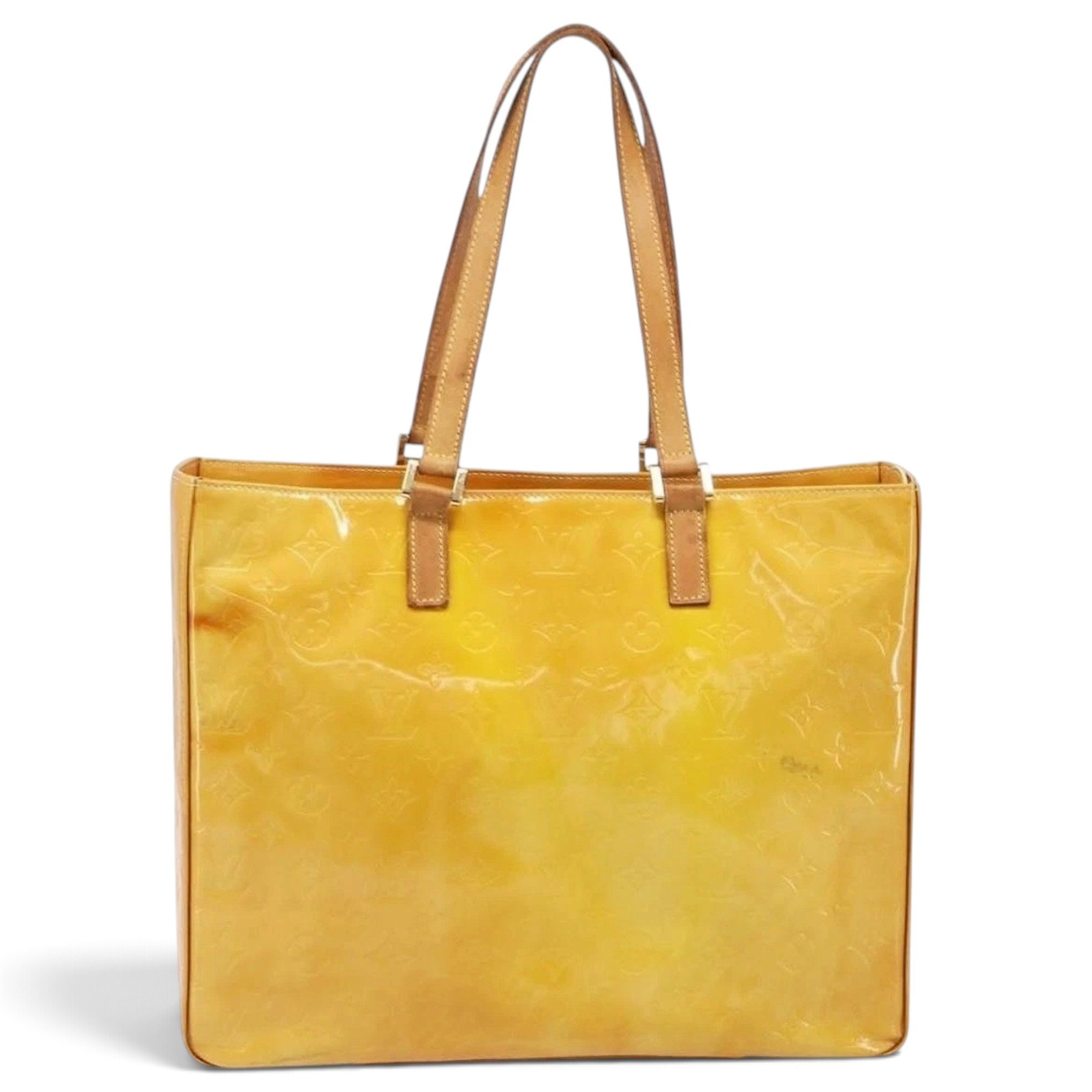 Leather tote