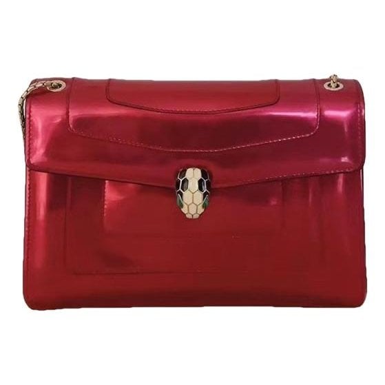 Bvlgari Serpenti leather handbag