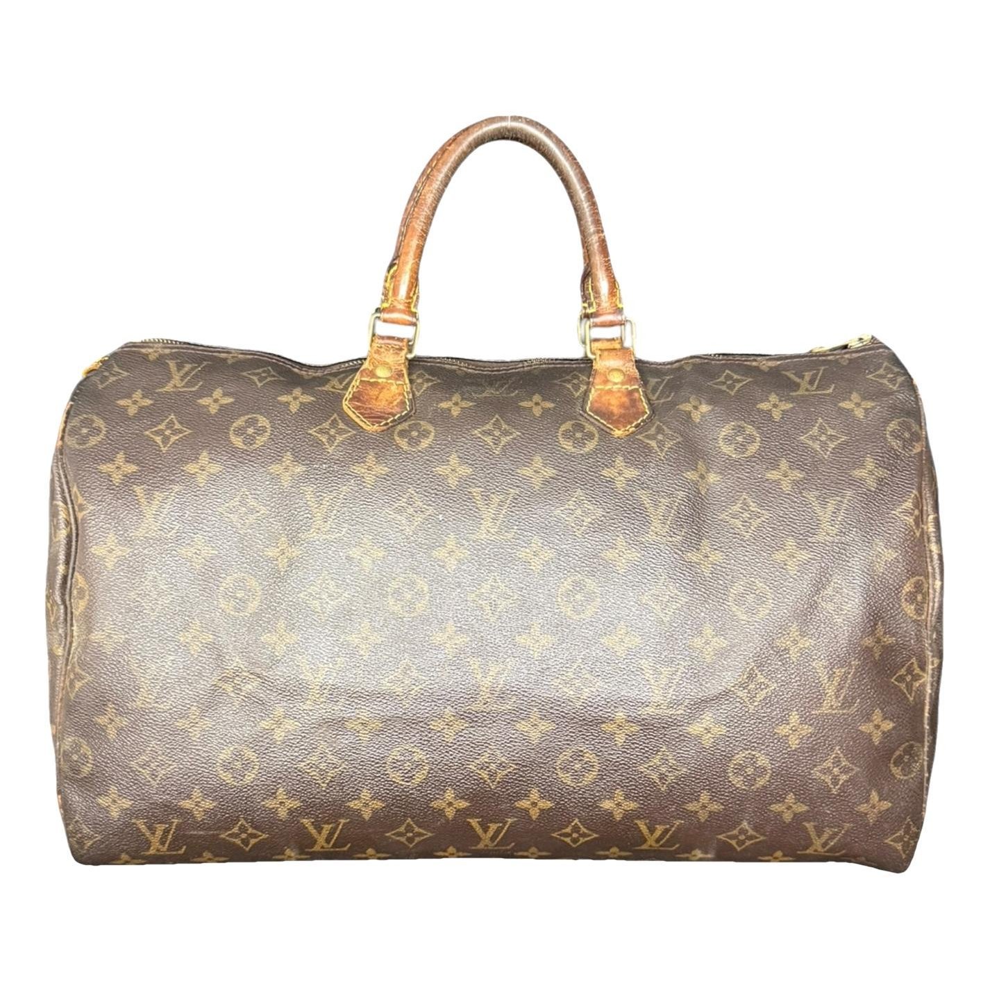 Speedy leather handbag