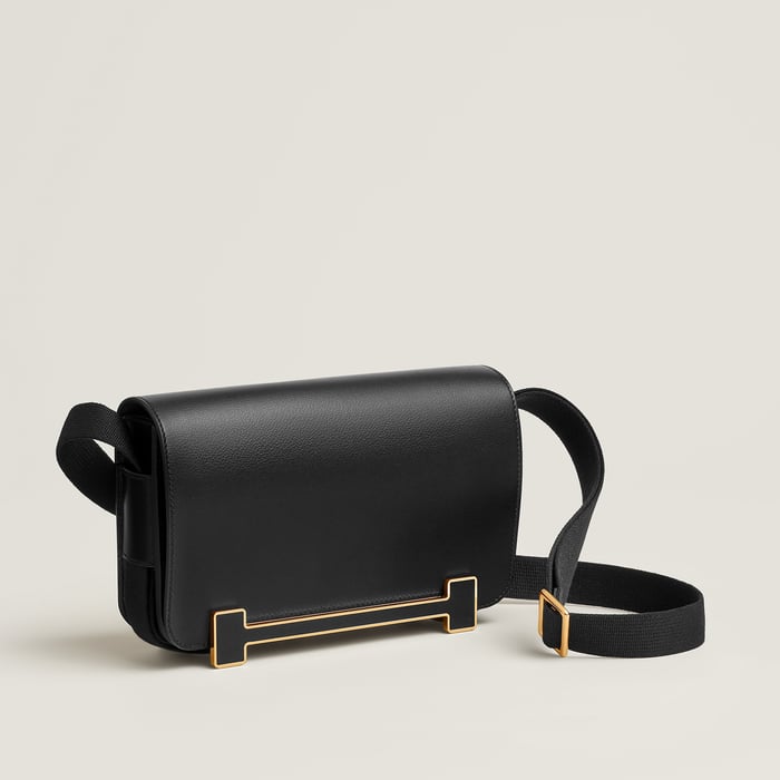 Noir Hermès Geta Slim Bag