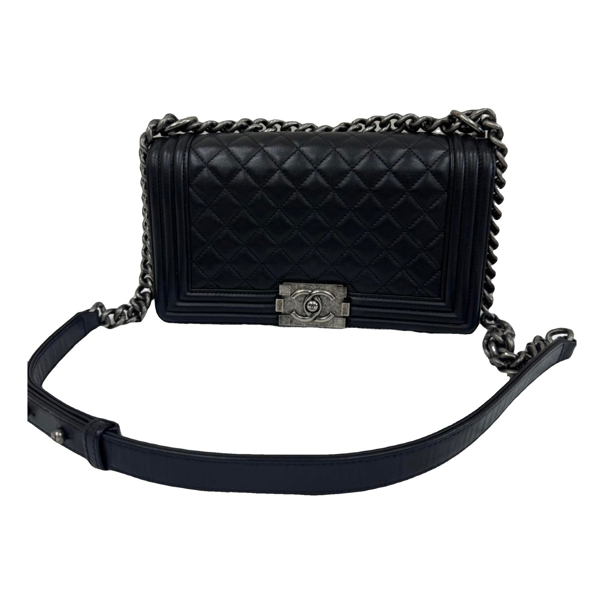 Boy leather crossbody bag