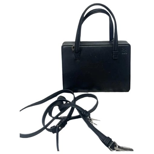 Postal leather crossbody bag