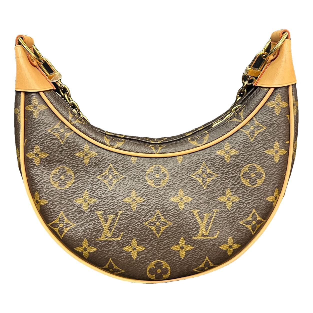 Loop leather handbag