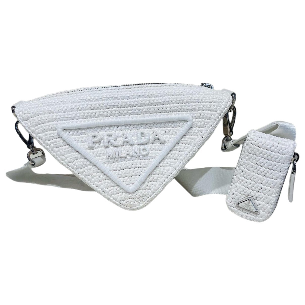 Triangle crossbody bag