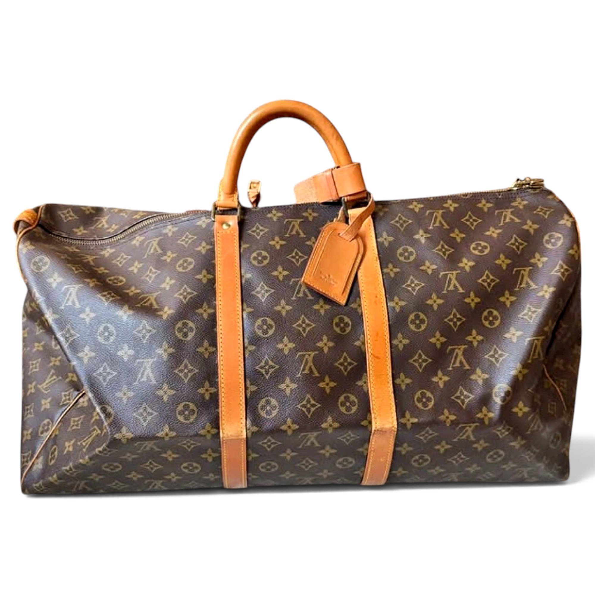 Louis Vuitton Keepall leather 48h bag