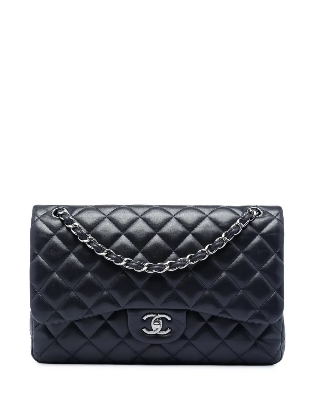 2016-2017 Jumbo Classic Lambskin Double Flap shoulder bag