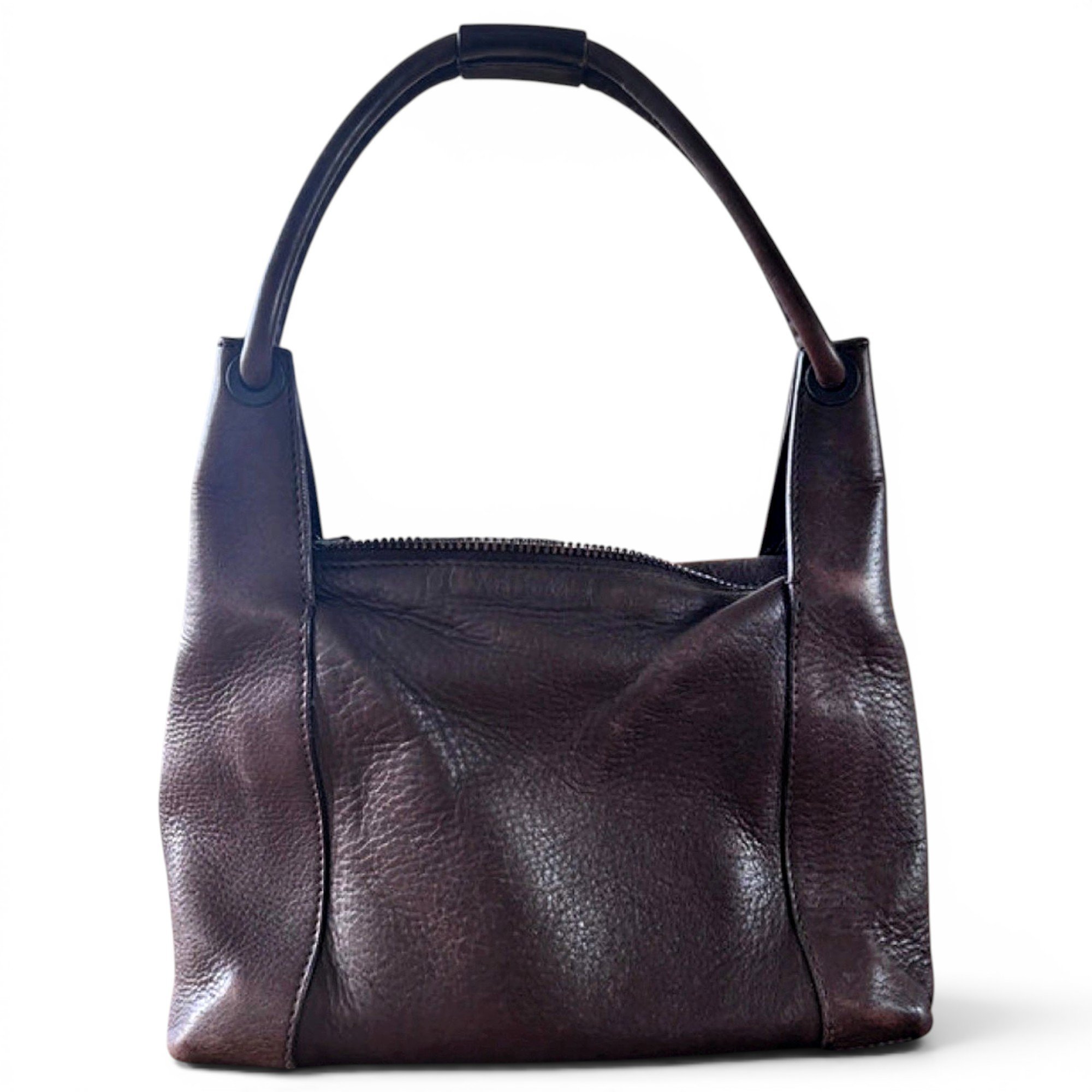 Hobo leather handbag