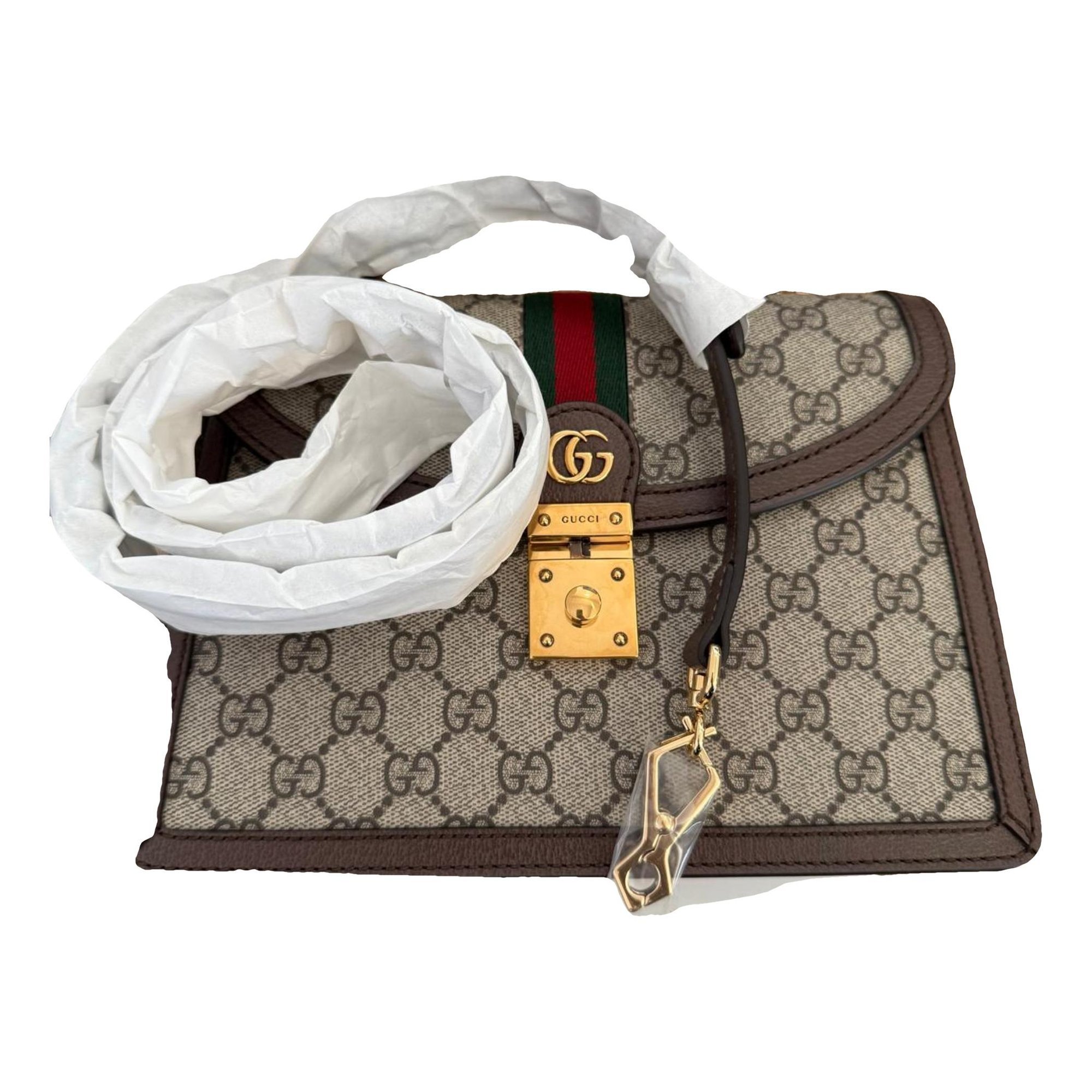 Ophidia Flap Top Handle cloth handbag