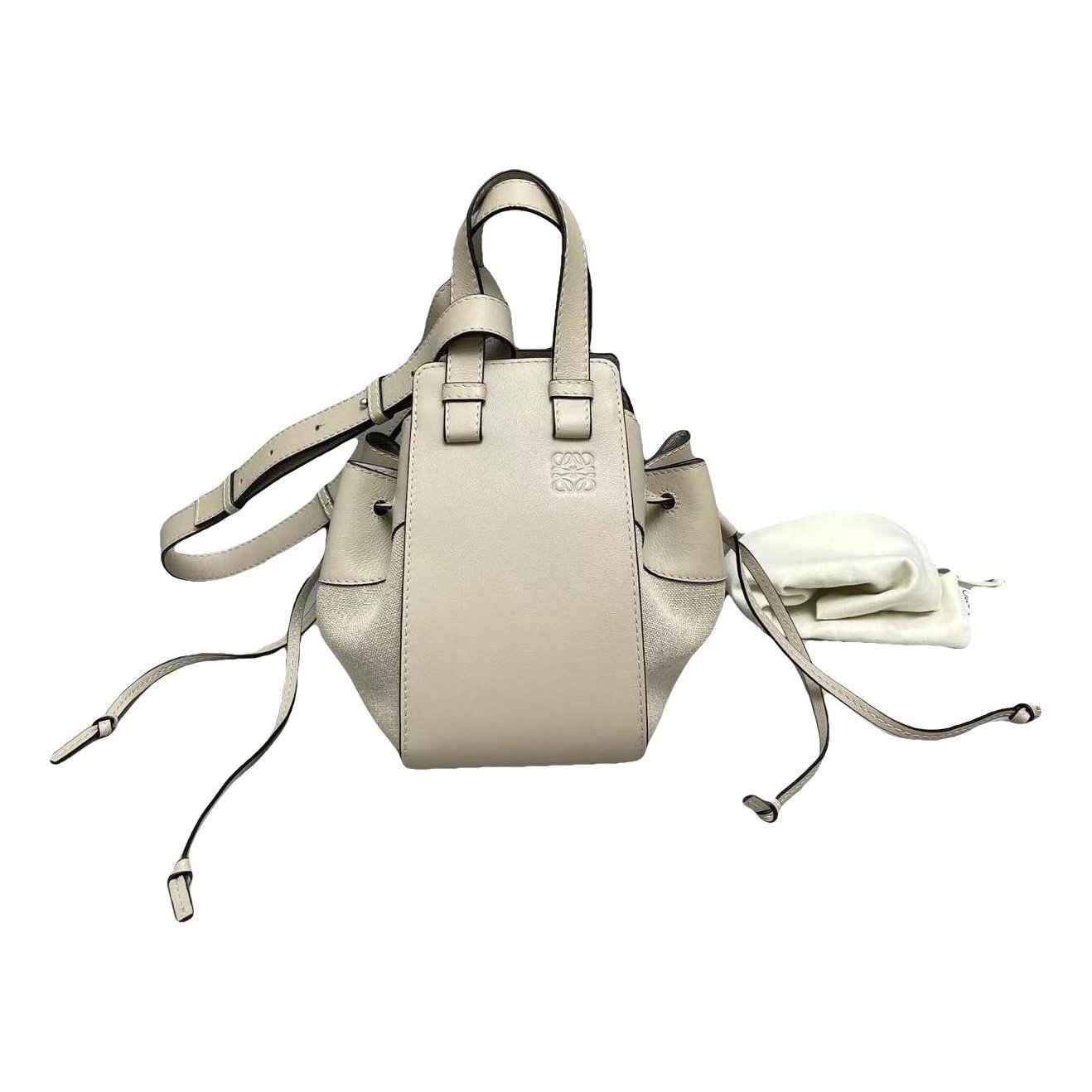 Hammock leather handbag