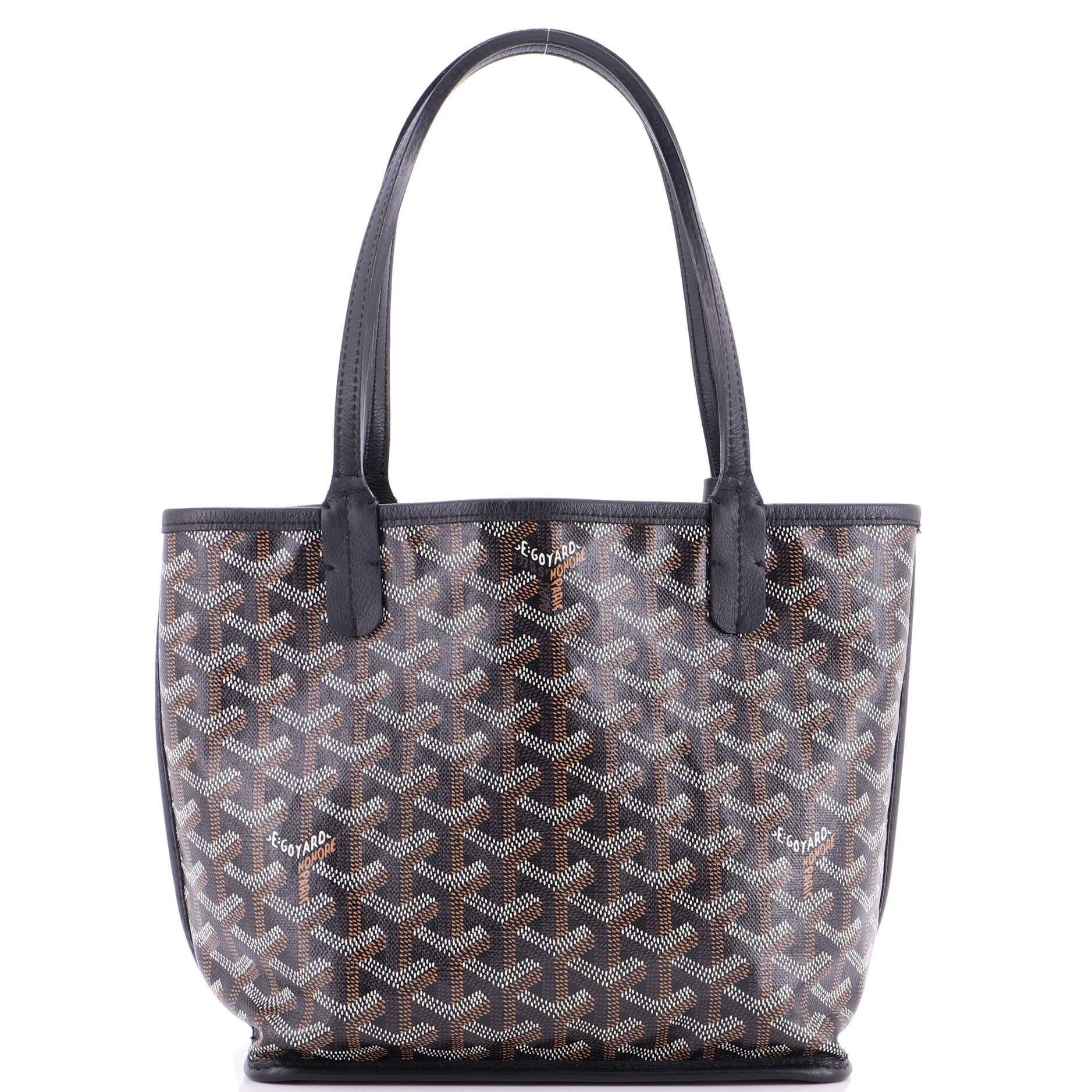 Goyard Anjou Reversible Tote Coated Canvas Mini