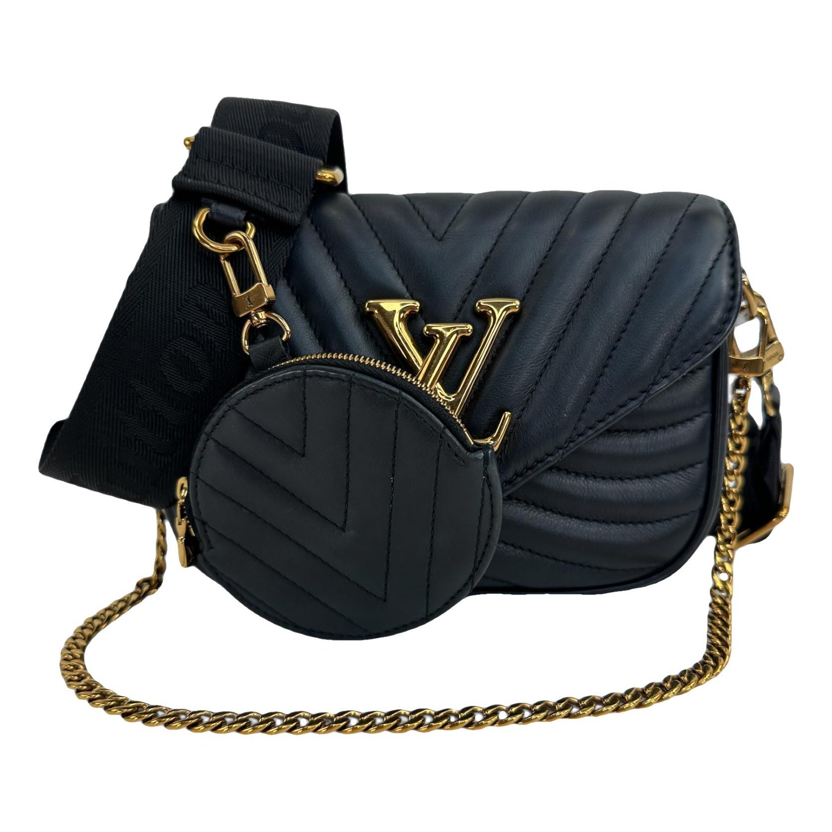 Multi-Pochette New Wave leather handbag