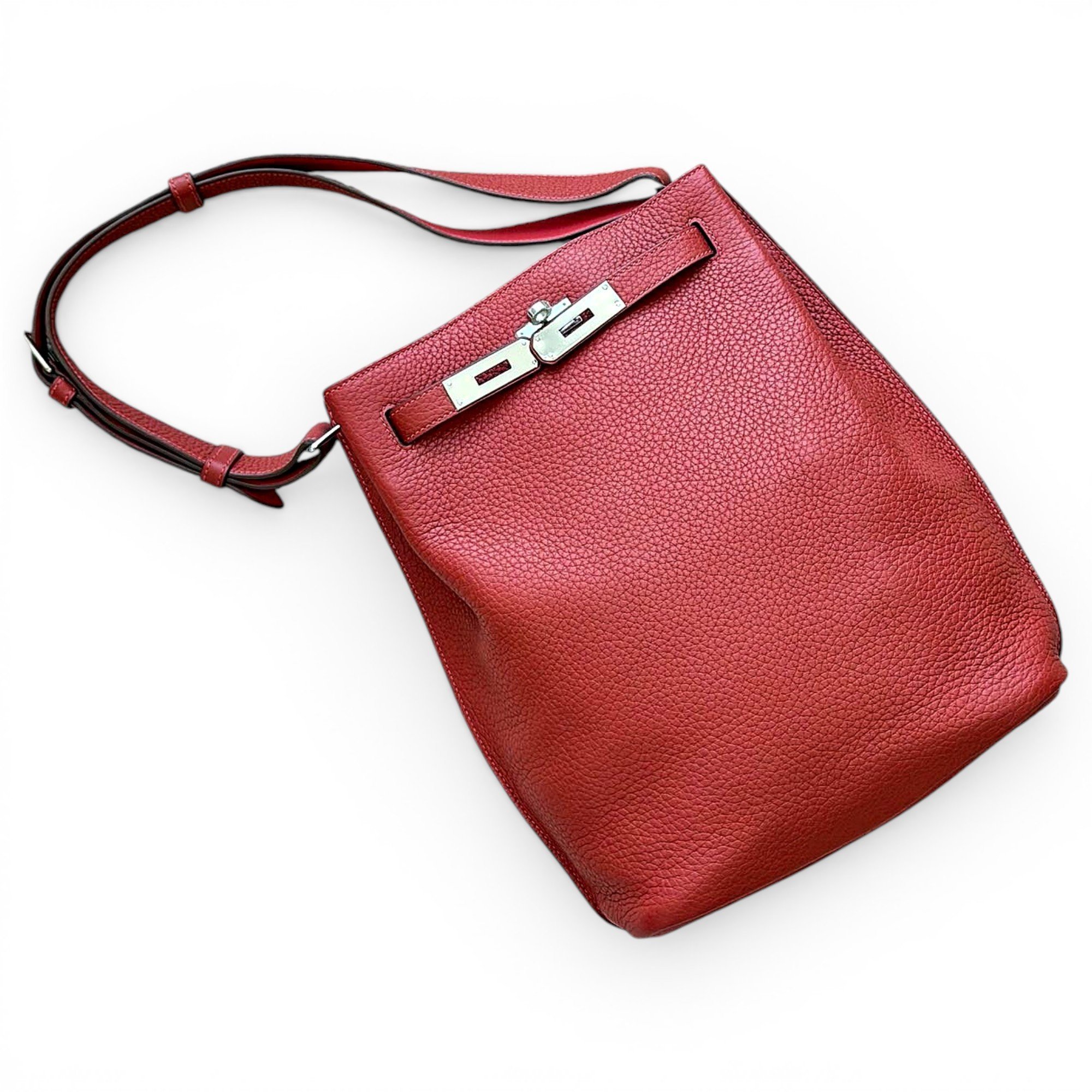 So Kelly leather handbag