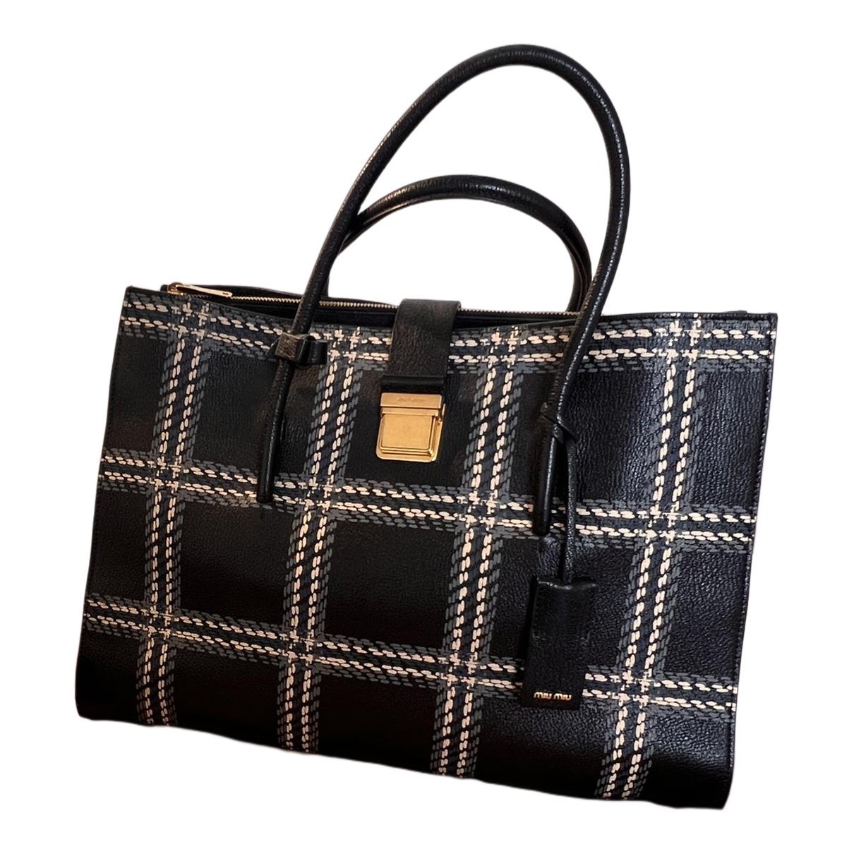 Miu Miu Leather tote