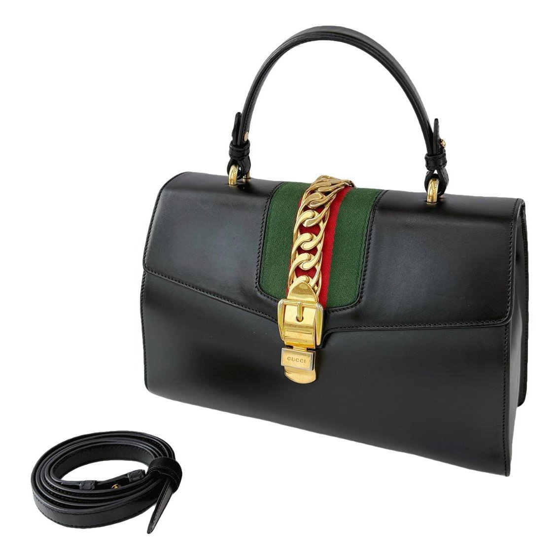 Sylvie Top Handle leather handbag