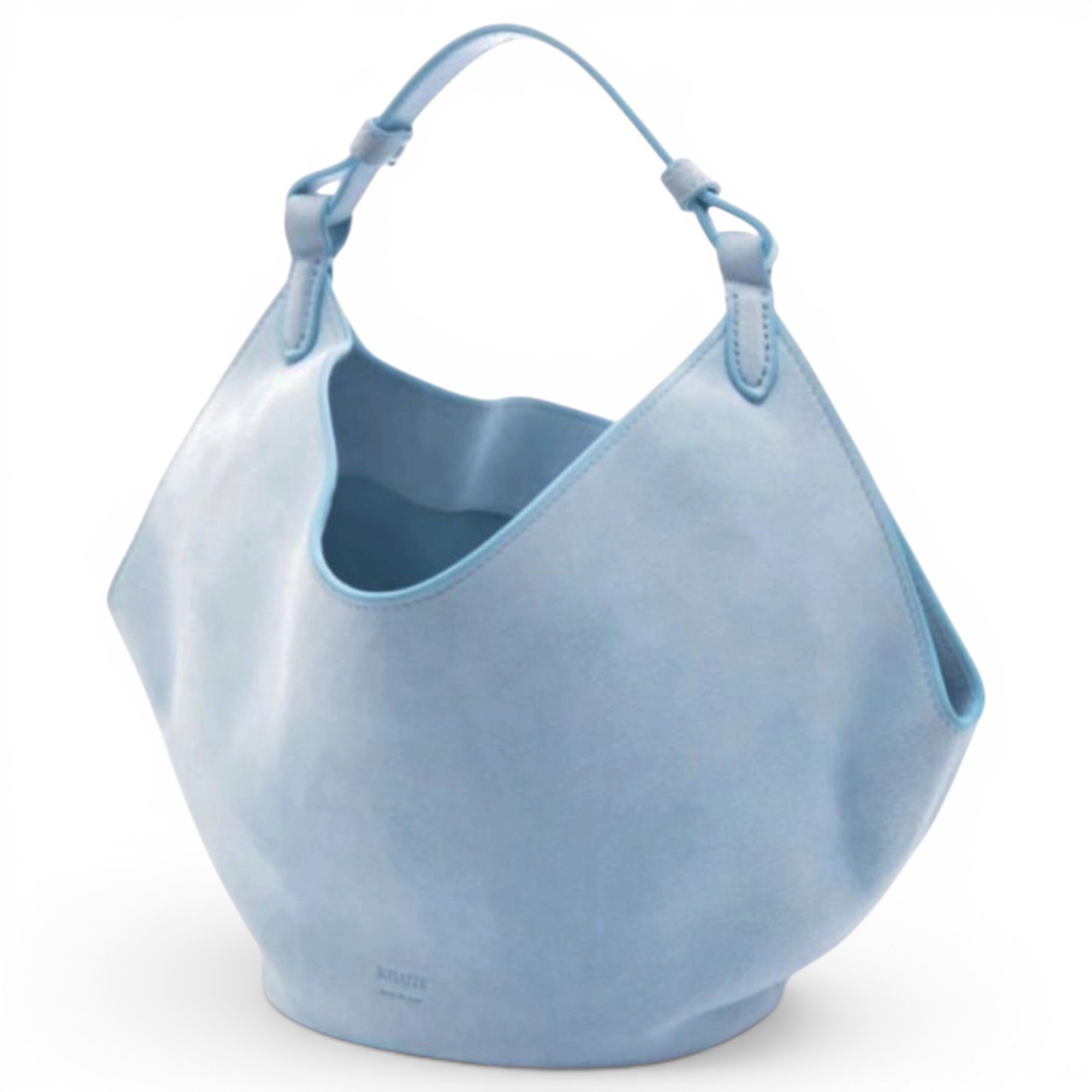 Khaite Lotus leather handbag