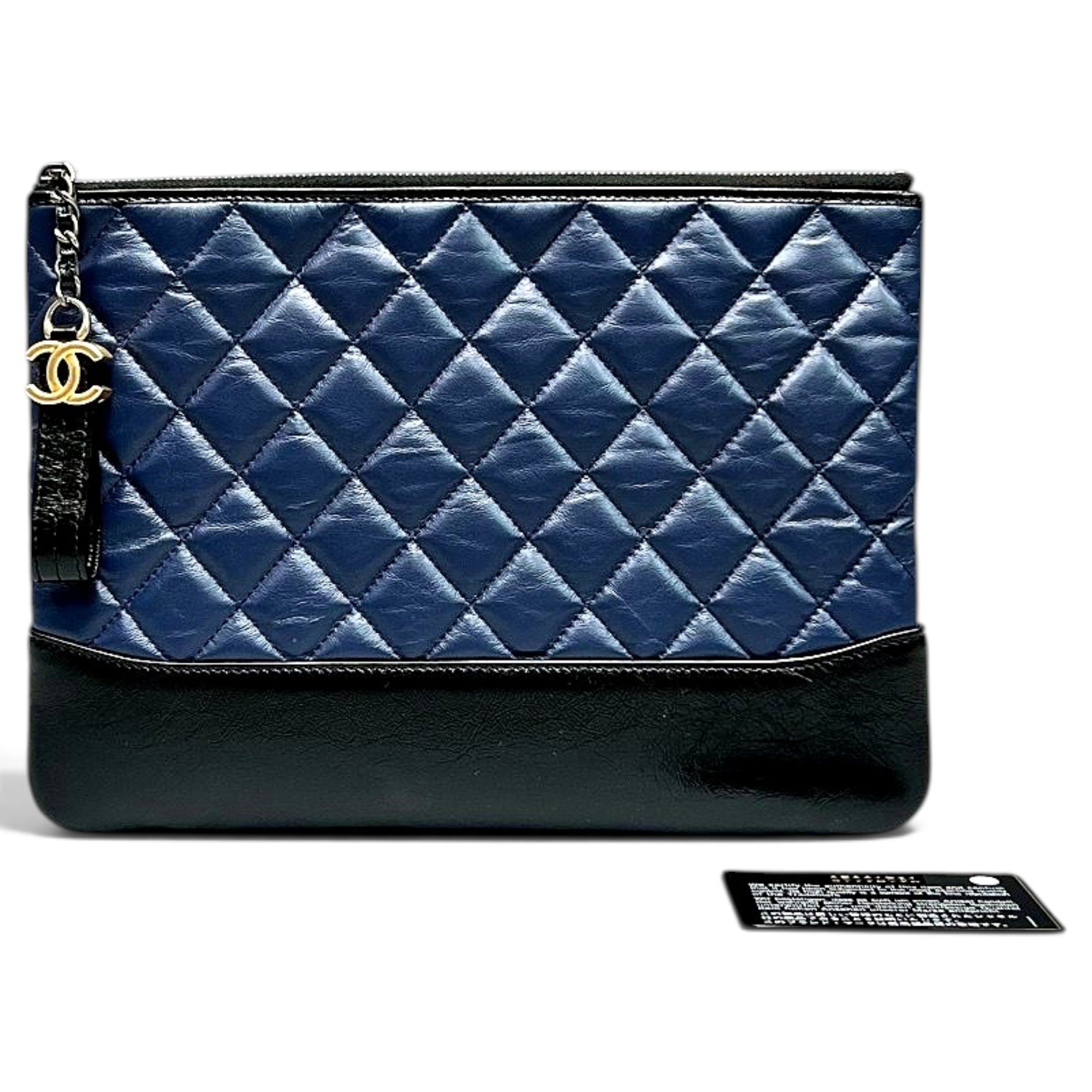 Wallet On Chain Gabrielle leather handbag