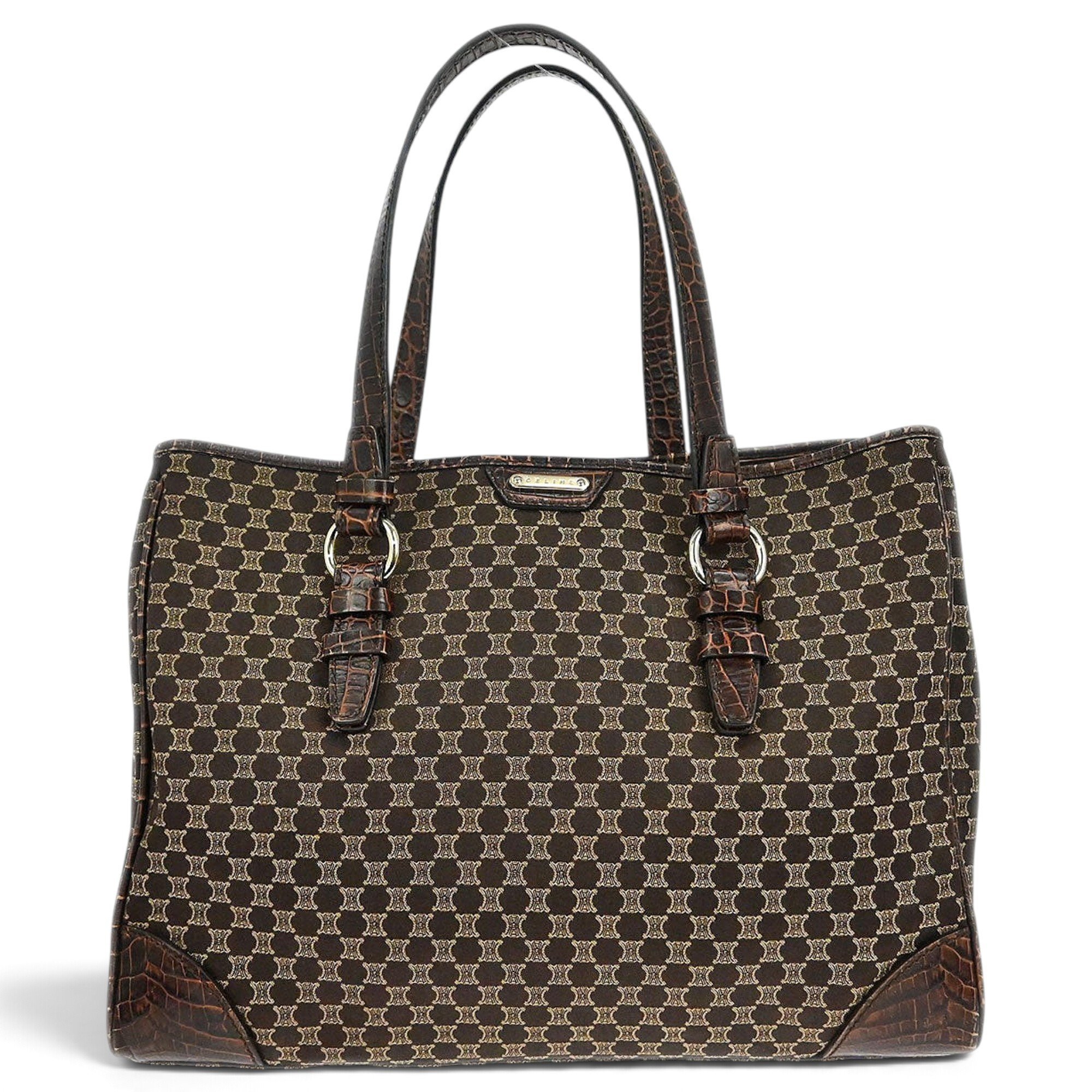 Leather tote