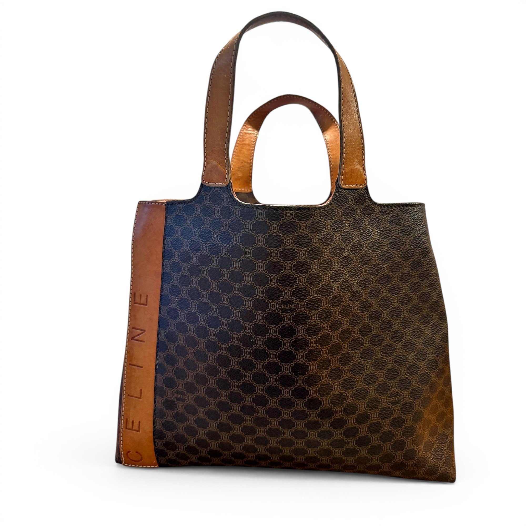 Leather tote