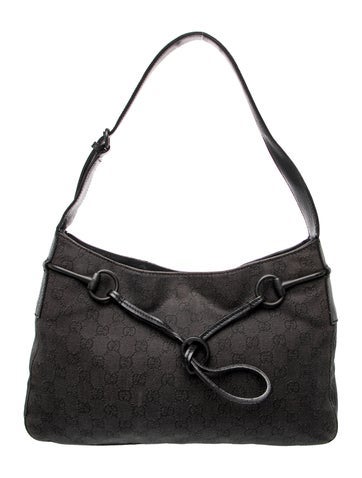 GG Denim Shoulder Bag