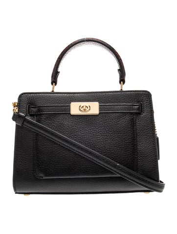 Leather Top Handle Bag