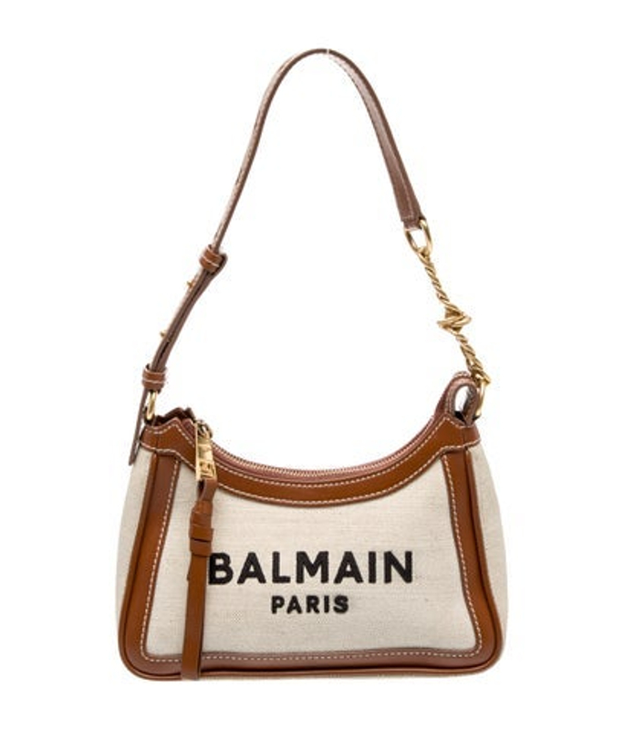 Balmain Canvas Shoulder Bag