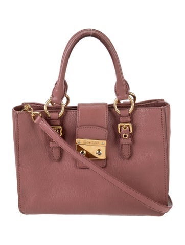 Miu Miu Goat Leather Shoulder Bag