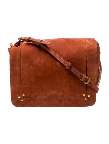 Suede Messenger Bag