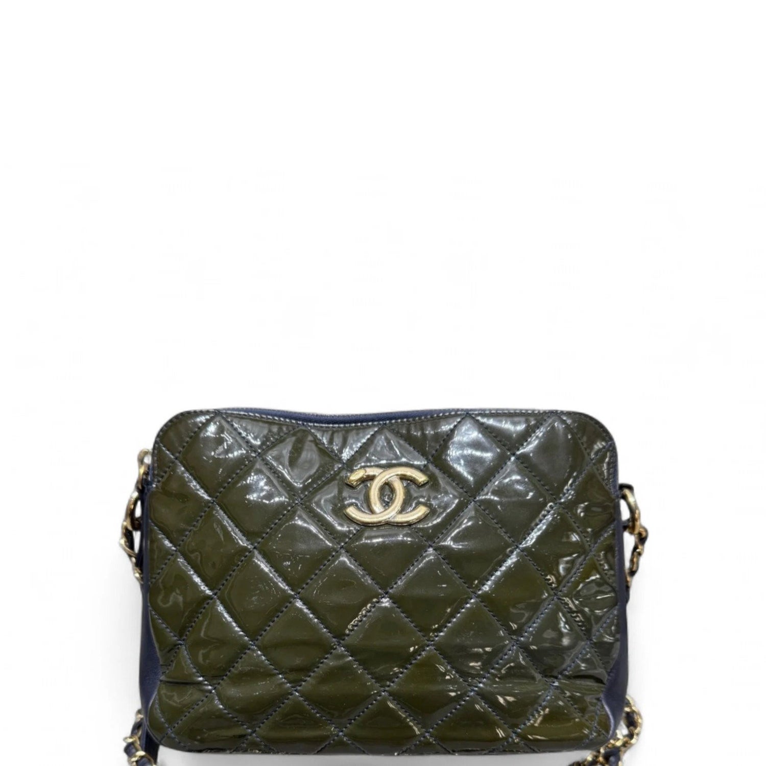 Chanel Calfskin Double Zip Camera Bag Medium