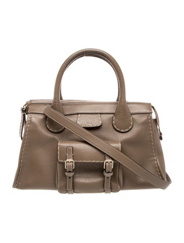 Leather Top Handle Bag