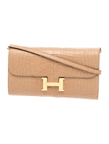 Hermes Matte Alligator Constance Long To Go Wallet