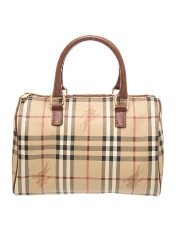 Haymarket Check Top Handle Bag