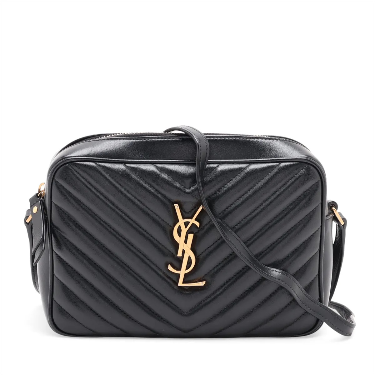 Saint Laurent Paris Lou Camera 612544 Leather Shoulder bag Black