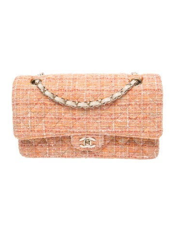 Medium Tweed Classic Double Flap Bag