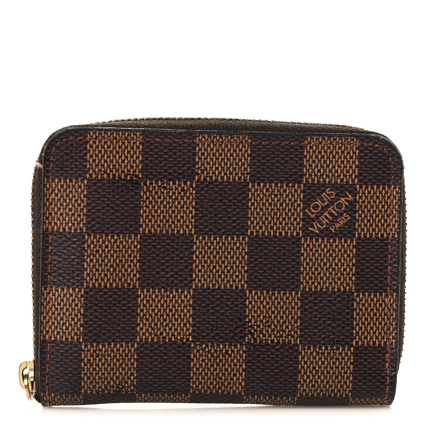 Louis Vuitton Damier Ebene Zippy Coin Purse Rose Ballerine