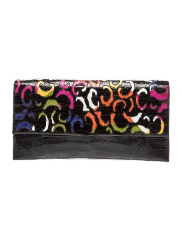 Nancy Gonzalez Leather Clutch