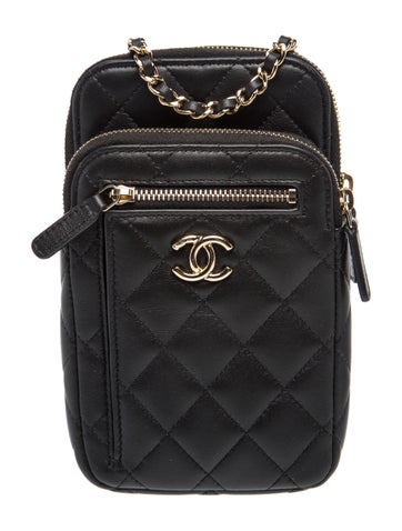 Quilted Phone Holder w/ Chain