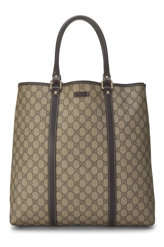 Brown GG Supreme Canvas Tote